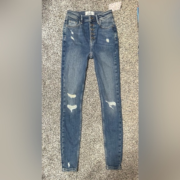 Free People Denim - NEW We the Free Classic Blue Skinny Jeans